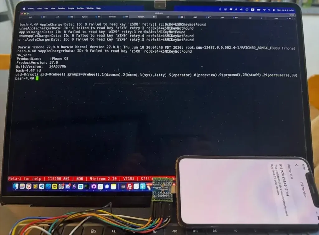 iOS 27.0成功越狱并成功安装巨魔TrollStore插图1 iOS 27.0成功越狱并成功安装巨魔TrollStore插图1